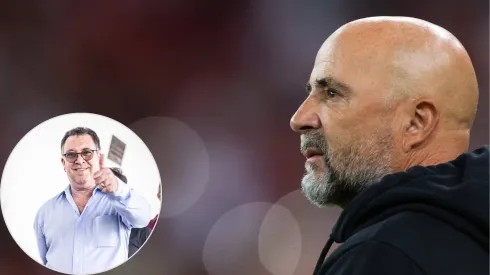 Santos negociou com Sampaoli, mas técnico ainda não foi definido para 2025 – Fotos: IMAGO e Raul Baretta/Santos FC
