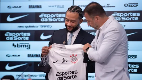 Memphis Depay é a grande contratação do Corinthians no ano – Foto: Ronaldo Barreto Thenews2 imago images.
