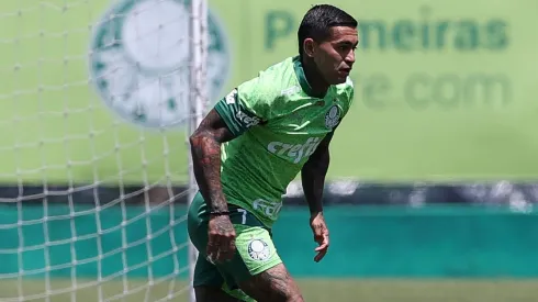 Dudu prova para Abel Ferreira e Leila Pereira seu compromisso com o Palmeiras&nbsp; – Foto: Flick do Palmeiras
