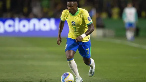 PR – CURITIBA – 06/09/2024 – ELIMINATORIAS COPA DO MUNDO 2026, BRASIL X EQUADOR – Vini Jr, em lance, couto pereira, hoje Foto: Hedeson Alves/AGIF