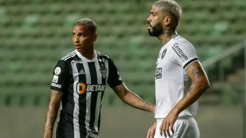 Deyverson jogador do Atlético-MG durante partida contra o Botafogo no Estádio Independência pelo Campeonato Brasileiro A 2024. Foto: Fernando Moreno/AGIF