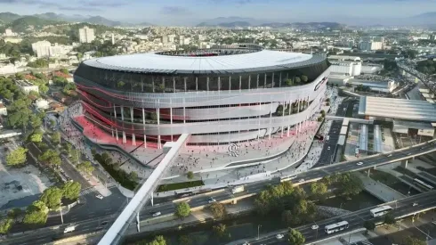 Foto: Divulgação - Projeto do estádio do Flamengo