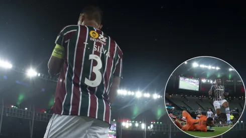 Thiago Silva não teve uma noite feliz em empate com Fortaleza - Foto: Jorge Rodrigues/AGIF