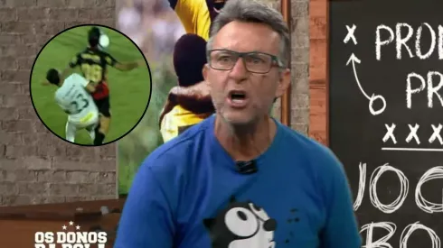 Comentarista não aprovou o pênalti marcado no primeiro gol sofrido pelo Santos contra o Sport
