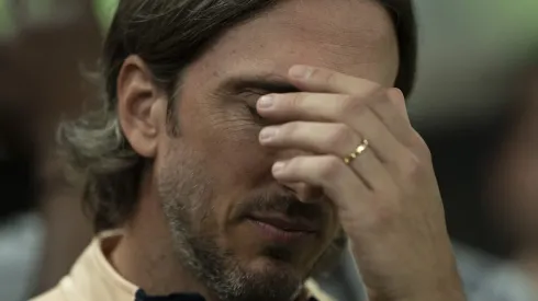 RJ – RIO DE JANEIRO – 01/09/2024 – BRASILEIRO A 2024, FLUMINENSE X SAO PAULO – Luis Zubeldia tecnico do Sao Paulo durante partida contra o Fluminense no estadio Maracana pelo campeonato Brasileiro A 2024. Foto: Jorge Rodrigues/AGIF