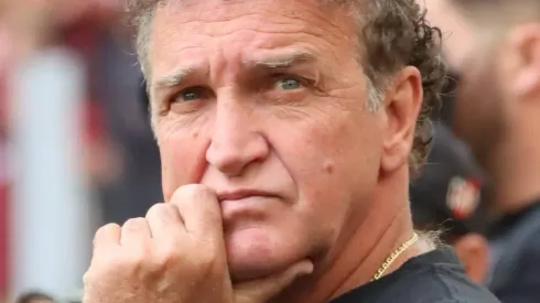 Cuca durante partida realizada na Ligga Arena