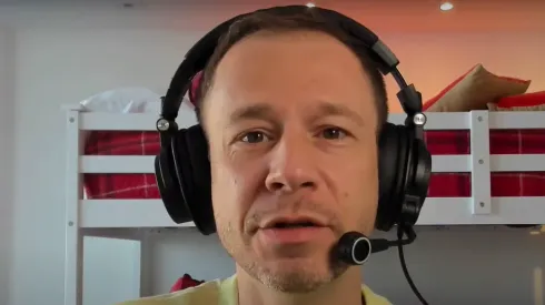 Thiago Leifert opina sobre o Mundial do Palmeiras. Foto: YouTube / Canal TiaGOL.