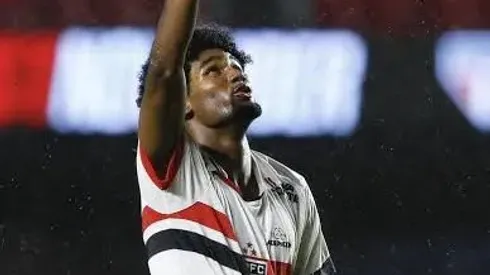 Lucas Ferreira marca gol do título do São Paulo. Foto: Rubens Chiri/São Paulo
