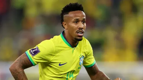 Militão na Seleção Brasileira. Foto: Clive Brunskill/Getty Images
