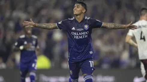 September 7, 2022, Orlando City, FL, United States: ORLANDO Orlando City, FL – SEPTEMBER 7: Facundo Torres 17 of the Orlando City SC celebrates after converting on his penalty kick during a game between Sacramento Republic FC and Orlando City SC at Exploria Stadium on September 7, 2022 in Orlando, Florida. Orlando City United States – ZUMAt139 20220907_zaa_t139_152 Copyright: xRoyxK.xMiller/IsixPhotosx
