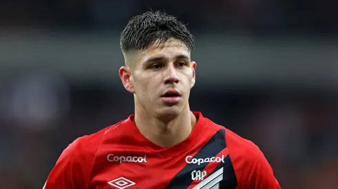 Zapelli durante partida disputada na Ligga Arena, em Curitiba.