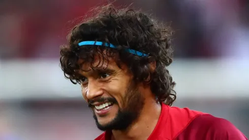 Scarpa durante o período no Olympiakos, da Grécia.