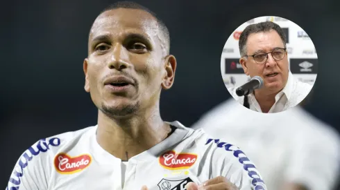 Marcelo Teixeira encaminha renovações de Otero e Gil no Santos. Foto: AGIF