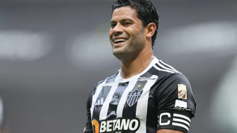 MG – BELO HORIZONTE – 08/12/2024 – BRASILEIRO A 2024, ATLETICO-MG X ATHLETICO-PR – Hulk jogador do Atletico-MG comemora gol durante partida contra o Athletico-PR no estadio Arena MRV pelo campeonato Brasileiro A 2024. Foto: Gilson Lobo/AGIF
