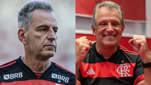 Apoiado por BAP, Ricardo Lomba derrota candidato de Landim em eleição para o Conselho do Flamengo. PHOTOxPHOTO: BAP (Reprodução)/Landim (AGIF)