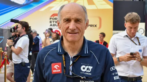 Franz Tost pela AlphaTauri no GP de Abu Dhabi (2023)
