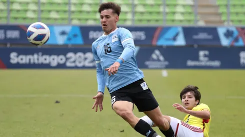 Joaquin Lavega do Uruguai, sondado pelo Atlético-MG durante partida. Foto de Manuel Lema
