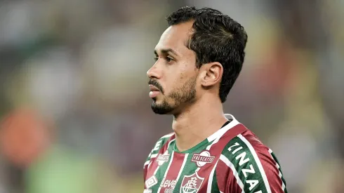 Lima jogador do Fluminense durante partida contra o Cuiaba no estadio Maracana. Foto: Thiago Ribeiro/AGIF
