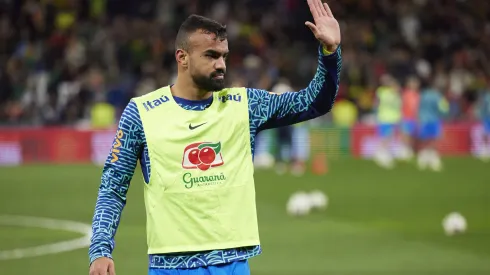 Fabricio Bruno of Brazil gestures, friendly, Spain v Brazil, Santiago Bernabeu Stadium, March 26, 2024, Madrid, Spain.
