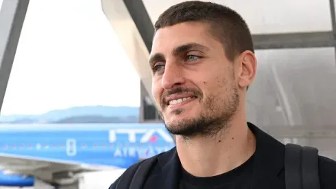 Marco Verratti em compromisso pela Seleção Italiana. Foto: Claudio Villa