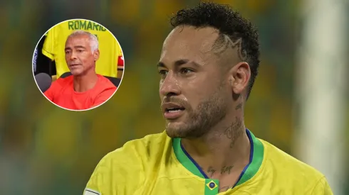 Romário acredita que a Seleção só vence a Copa de 2026 com Neymar. Foto: Neymar (Getty Images); Romário: Reprodução
