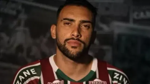 Juan Pablo em apresentação do Fluminense – Foto: Marcelo Gonçalves/Fluminense FC
