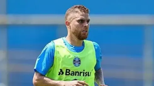 Gustavo Cuellar já treina com elenco do Grêmio. Foto: Guilherme Testa/Grêmio FBPA
