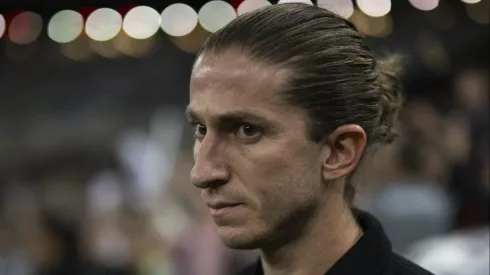 Filipe Luís, técnico do Flamengo – Foto: Jorge Rodrigues/AGIF