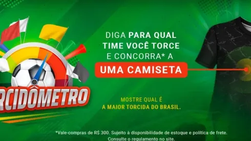 Torcidômetro: participe e concorra a camisas do seu time todos os dias