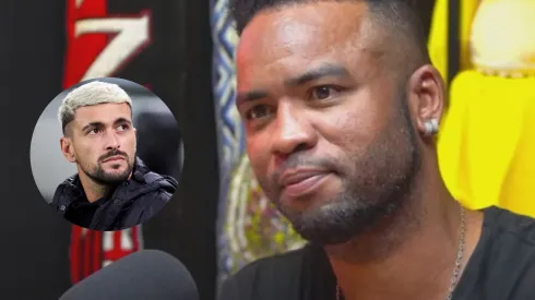 Ex-jogador ainda não esqueceu Arrascaeta – Foto 1: Reprodução/Charla Podcast/YouTube – Foto 2: Juan Manuel Serrano Arce/Getty Images.