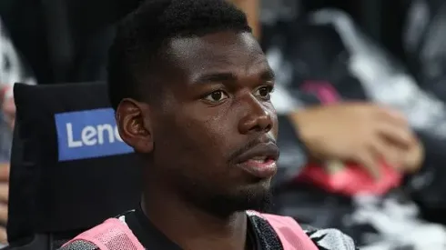 Pogba durante partida entre Inter de Milão e Juventus, pela Coppa de Itália, em 2023. Foto: Marco Luzzani
