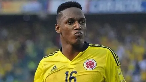 Yerri Mina, em ação pela Seleção da Colômbia – Foto: Twitter FPF