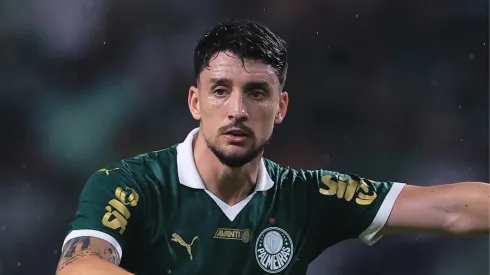 Piquerez atuando pelo Palmeiras. Foto: Ettore Chiereguini/AGIF
