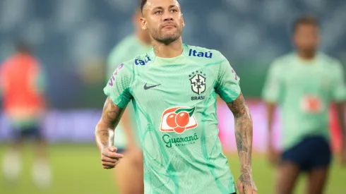 MT – CUIABA – 10/10/2023 – SELECAO BRASILEIRA, TREINO – Neymar Jr. jogador da Selecao Brasileira durante treino no estadio Arena Pantanal. Foto: Gil Gomes/AGIF