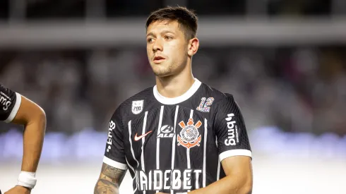 Garro durante partida pelo Timão
