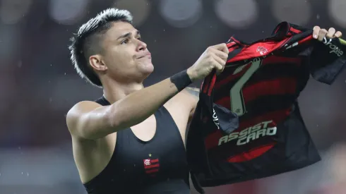 Luiz Araújo se emocionou após a partida. Foto: Fernando Torres/AGIF