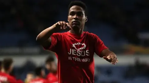 Wendell durante partida entre Rangers-ESC e Bayer Leverkusen-ALE, pela Europa League, em 2020. Foto: MacNicol