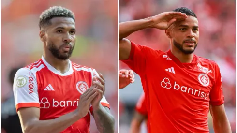 Wesley e Wanderson, do Internacional – Foto: Maxi Franzoi/AGIF e Liamara Polli/AGIF