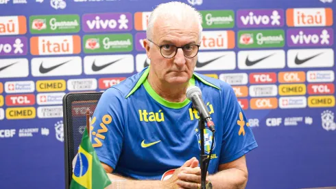 Dorival Junior tecnico do Brasil durante em coletiva de imprensa antes do treino da equipe realizado no Arena Fonte Nova. Foto: Jhony Pinho/AGIF