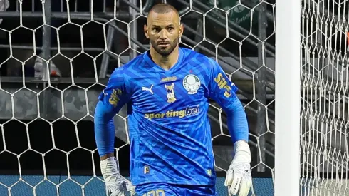 Weverton analisou a partida. Foto: Cesar Greco/Palmeiras