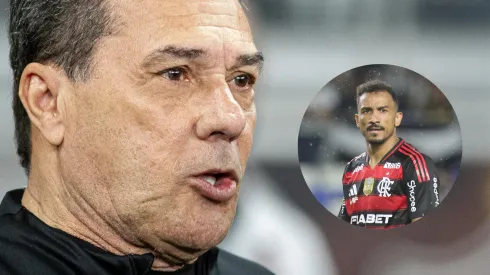 Danilo foi alertado por Luxa – Fotos: Fernando Moreno/AGIF (grande) – Fernando Torres/AGIF (pequena).