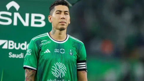 JEDDAH, SAUDI ARABIA – OCTOBER 31: Roberto Firmino  of Al Ahli prior King of Champions Cup between Al Ahli and Abha at Prince Abdullah Al Faisal Stadium on October 31, 2023 in Jeddah, Saudi Arabia. (Photo by Yasser Bakhsh/Getty Images)

