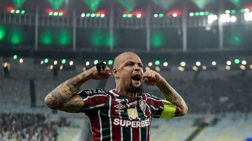RJ – RIO DE JANEIRO – 20/08/2024 – COPA LIBERTADORES 2024, FLUMINENSE X GREMIO – Felipe Melo jogador do Fluminense durante partida contra o Gremio no estadio Maracana pelo campeonato Copa Libertadores 2024. Foto: Thiago Ribeiro/AGIF