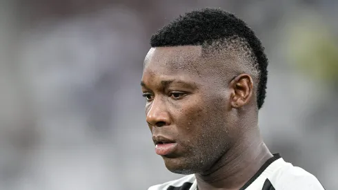 Patrick de Paula jogador do Botafogo durante partida contra o Bangu no estádio Engenhão pelo campeonato Carioca 2025. Foto: Thiago Ribeiro/AGIF