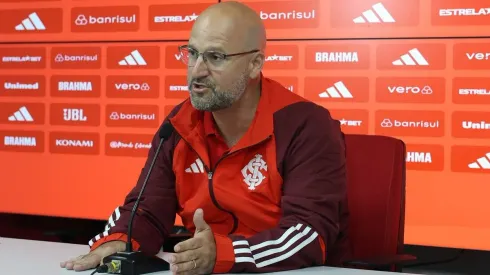 Bisol não escondeu a irritação após o clássico. Foto: Ricardo Duarte/Internacional