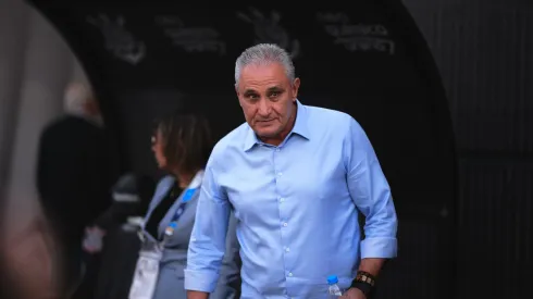 x-Flamengo, durante partida contra o Corinthians na Arena Corinthians pelo Campeonato Brasileiro A 2024. Foto: Ettore Chiereguini / AGIF