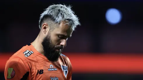 SP – SAO PAULO – 23/01/2025 – PAULISTA 2025, SAO PAULO X GUARANI – Jandrei goleiro do Sao Paulo durante partida contra o Guarani no estadio Morumbi pelo campeonato Paulista 2025. Foto: Marcello Zambrana/AGIF
