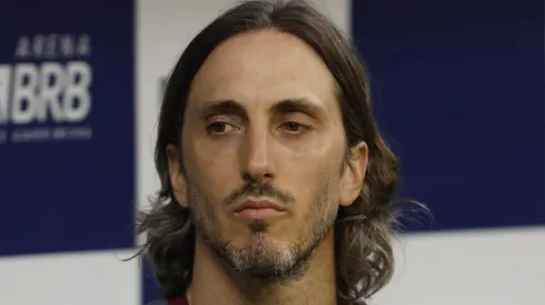 Zubeldía durante empate em Brasília.