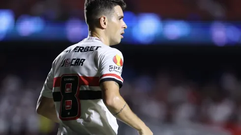 SP – SAO PAULO – 19/02/2025 – PAULISTA 2025, SAO PAULO X PONTE PRETA – Oscar jogador do Sao Paulo durante partida contra o Ponte Preta no estadio Morumbi pelo campeonato Paulista 2025. Foto: Marcello Zambrana/AGIF