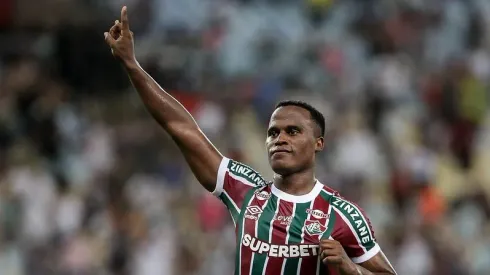 Arias marcou um golaço na goleada sobre o Volta Redonda. Foto: Lucas Merçon/Fluminense FC